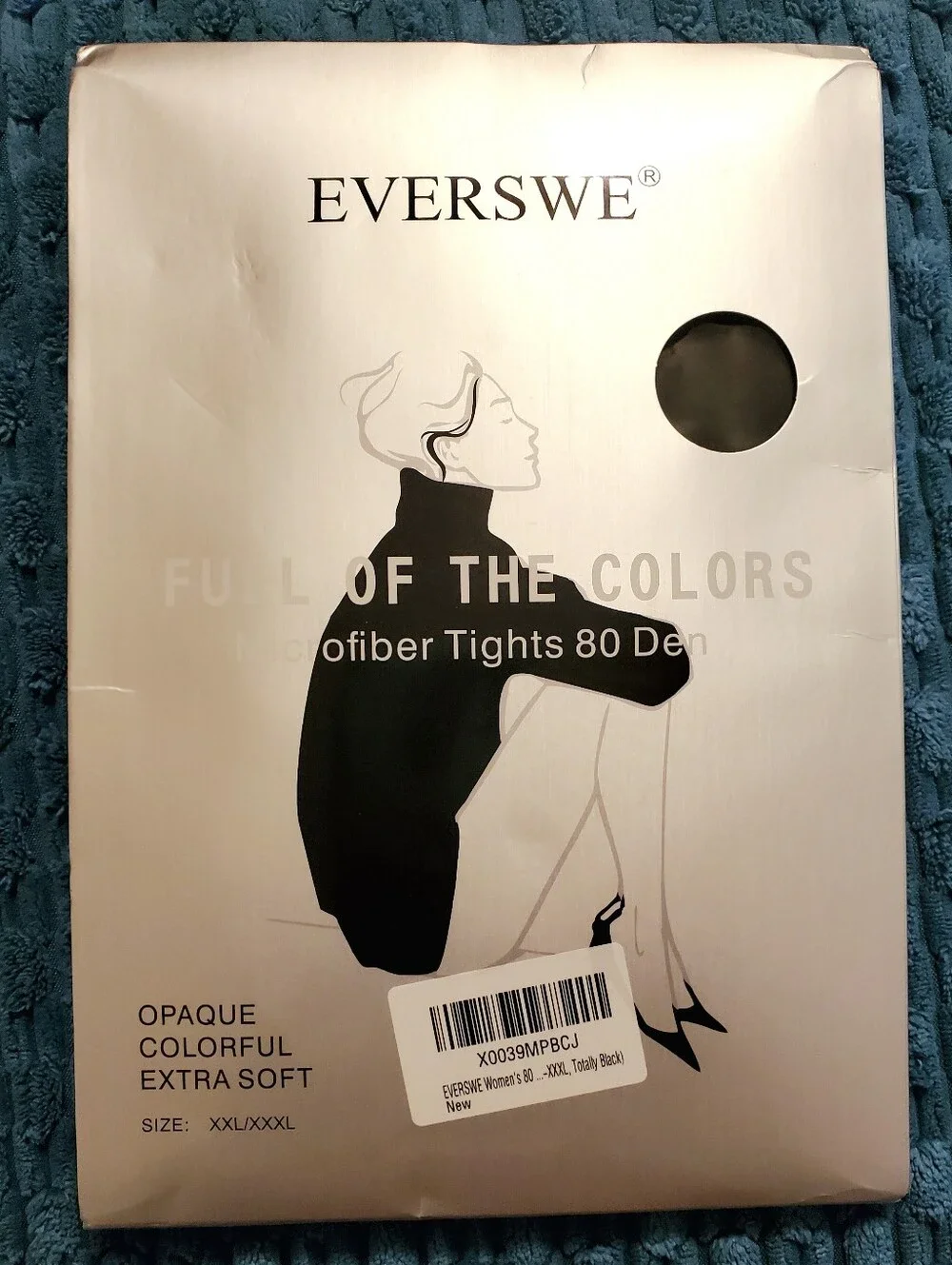 Everswe Microfiber Extra Soft Opaque Tights Women's